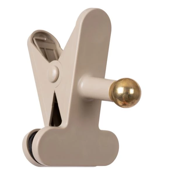 Lucide JOLAN - wiederaufladbare Schreibtischlampe/Klemmleuchte/Wandleuchte - Akku/Batterie - LED Dim to warm - 1x3,5W 2700K/5700K - Taupe - detail 8